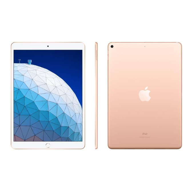 2019 Apple iPad Air (10.5-Inch, Wi-Fi + Cellular, 64GB) - Gold (Renewed) 2