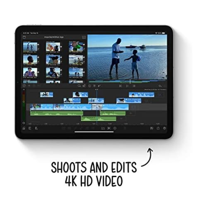 2020 Apple iPad Air (10.9-inch, Wi-Fi + Cellular, 256GB) - Green (Renewed)