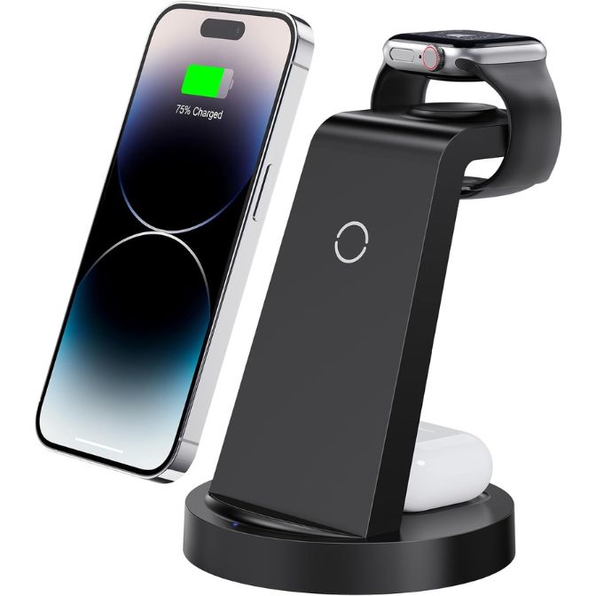 3 in 1 Charging Station for iPhone Wireless Charger