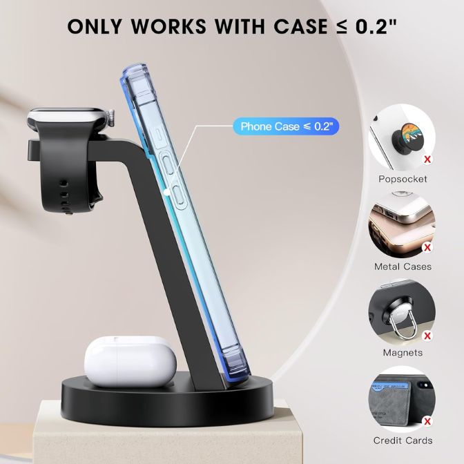 3 in 1 Charging Station for iPhone Wireless Charger 1