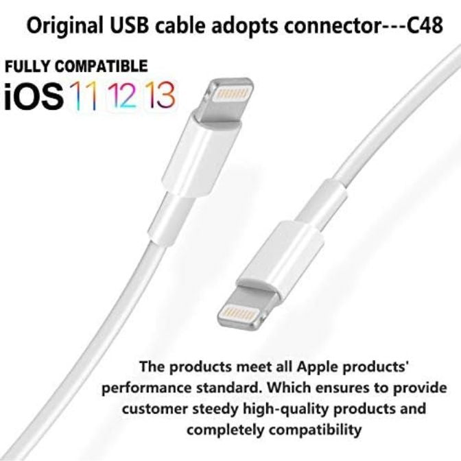 4Pack Apple MFi Certified Lightning to USB Charging Cable 2