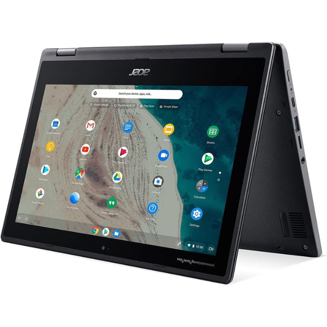 Acer 2 in 1 Chromebook - Spin 511 R752T C2YP 11.6'' Touchscreen Convertible HD 1366 x 768 Intel Celeron N4020 Dual core (2 Core) 1.10 GHz 4 GB RAM 32 Flash