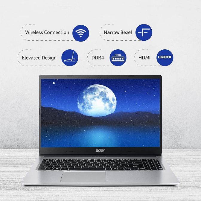 Acer Aspire 3 Intel Core i5 11th Gen, Silver, Full HD Display 4
