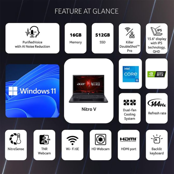 Acer Aspire Lite with AMD Ryzen 5 5500U, 15.6 Full HD Display, model AL15-41 4