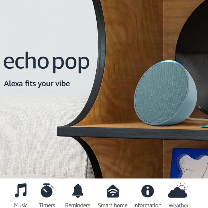 Amazon Echo Pop smallest Alexa speaker 6