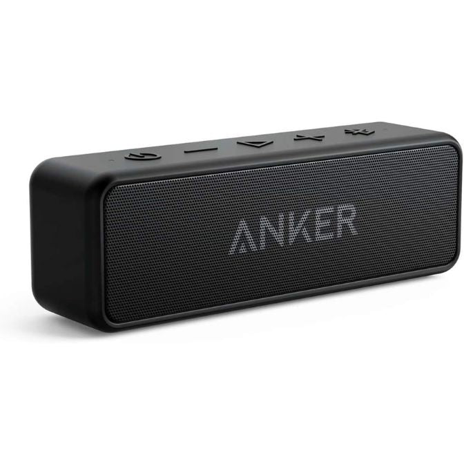 Anker Soundcore 2 Bluetooth Speaker Bundle with Official Travel Case