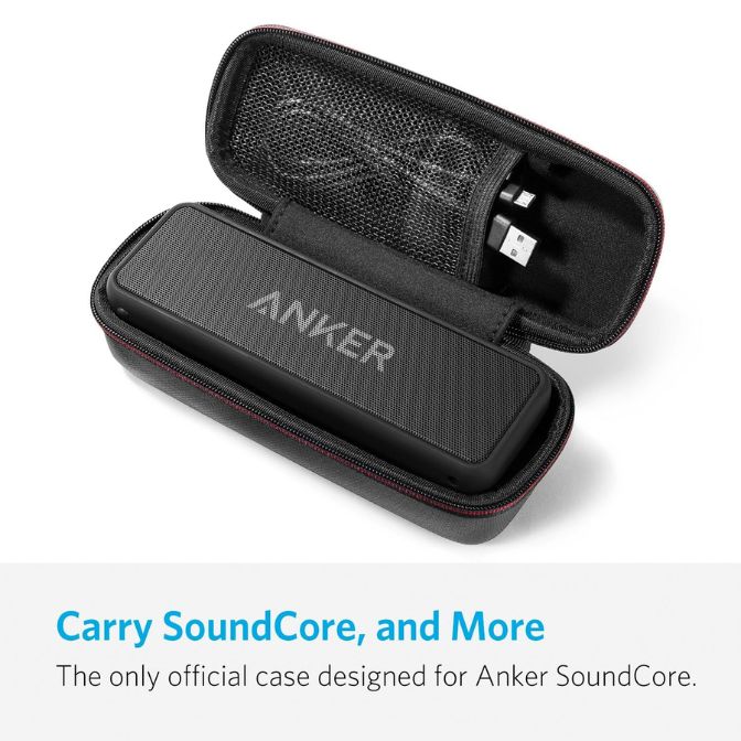 Anker Soundcore 2 Bluetooth Speaker Bundle with Official Travel Case 1