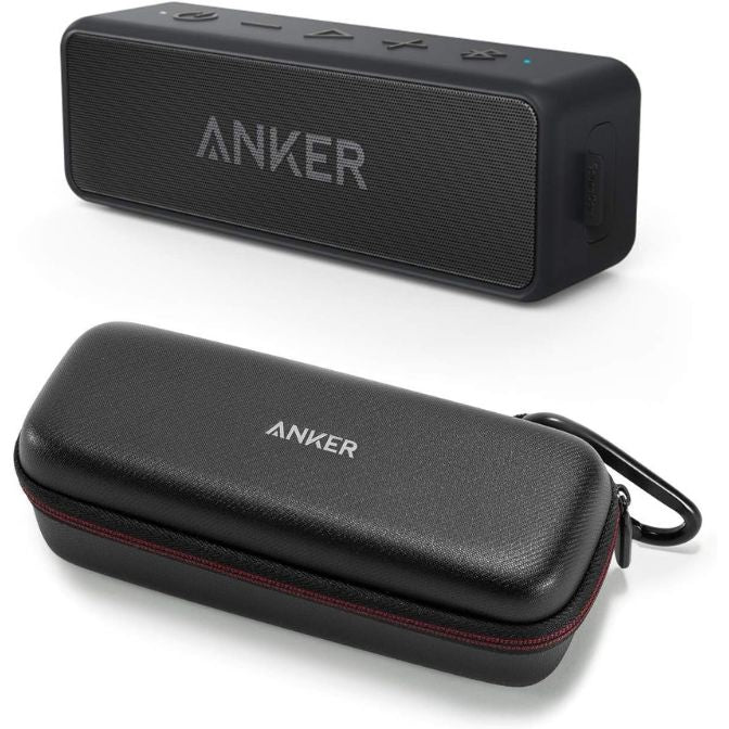 Anker Soundcore 2 Bluetooth Speaker Bundle with Official Travel Case 2