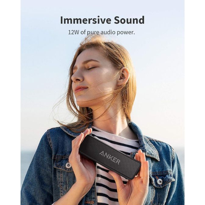 Anker Soundcore 2 Bluetooth Speaker Bundle with Official Travel Case 7
