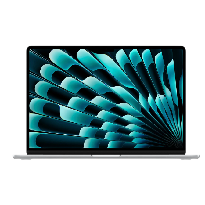 Apple - MacBook Air 15" Laptop - M2 chip Built for Apple Intelligence - 8GB Memory - 512GB SSD - Silver 5
