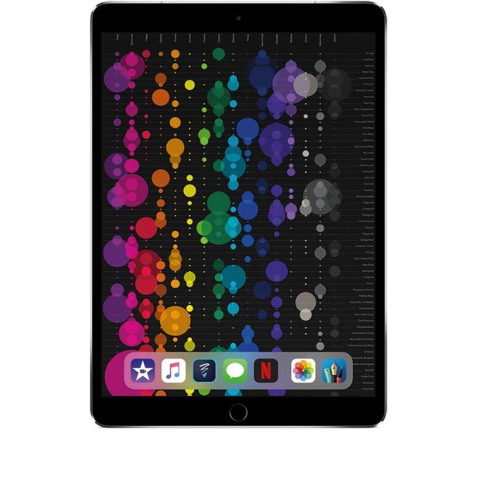Apple iPad Pro (10.5-inch, Wi-Fi + Cellular, 64GB) - Space Gray (Renewed)