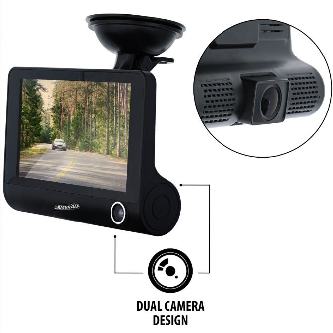 High Definition 1080p Dual Dashboard Camera 4