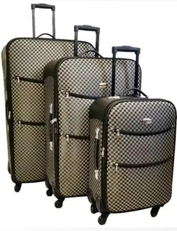 Bovano Soft Side Luggage 3 Piece set