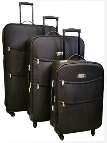 Bovano Soft Side Luggage 3 Piece set