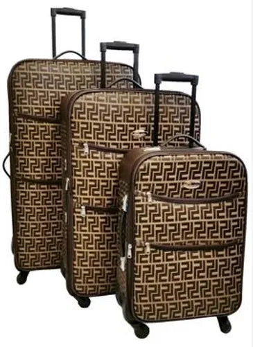 Bovano Soft Side Luggage 3 Piece set