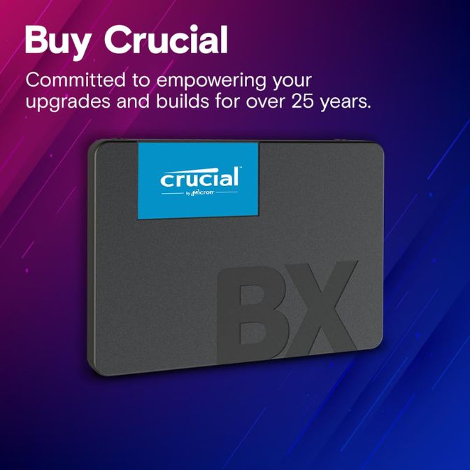 Crucial BX500 1TB 3D NAND SATA Internal SSD CT1000BX500SSD1 2