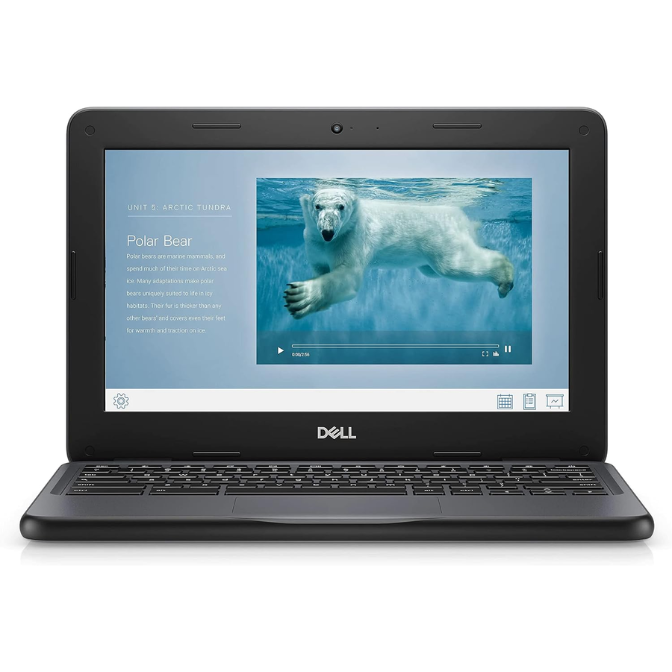 Dell Chromebook 11 3100 11.6" Chromebook - 1366 x 768 - Celeron N4020-4 GB RAM - 16 GB Flash Memory - Chrome OS - Intel HD Graphics - Bluetooth (Renewed)
