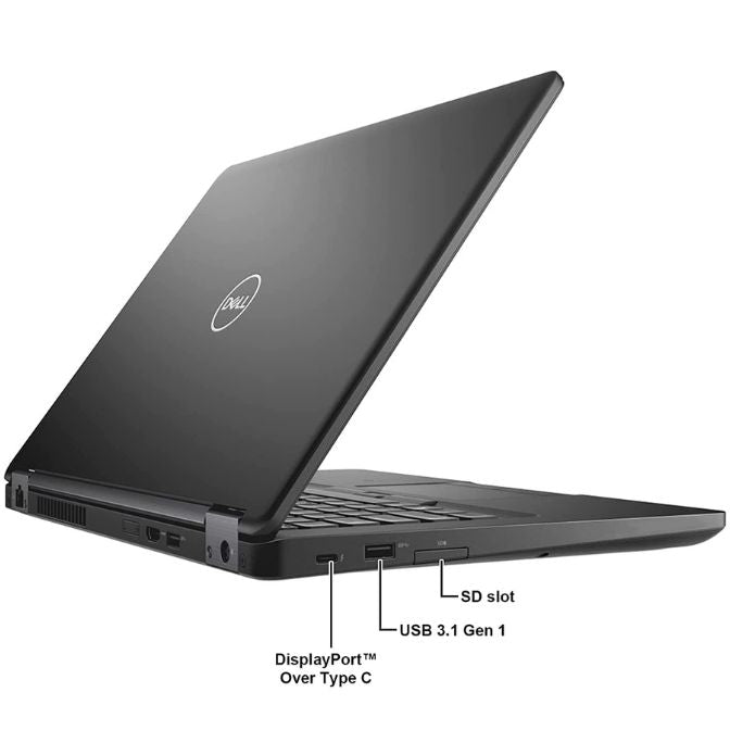 Dell Latitude 5490 Business Laptop 14" FHD (1920 x 1080) Display, Intel Core i7-8650U, 8M Cache, up to 4.20 GHz, 960GB SSD, 16GB RAM, HDMI, USB-C, Webcam, Windows 10 Pro (Renewed) 5