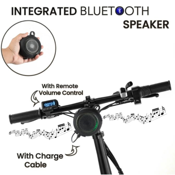 Delorean Sport Foldable Fat Tire E-Bike (Blue) 2