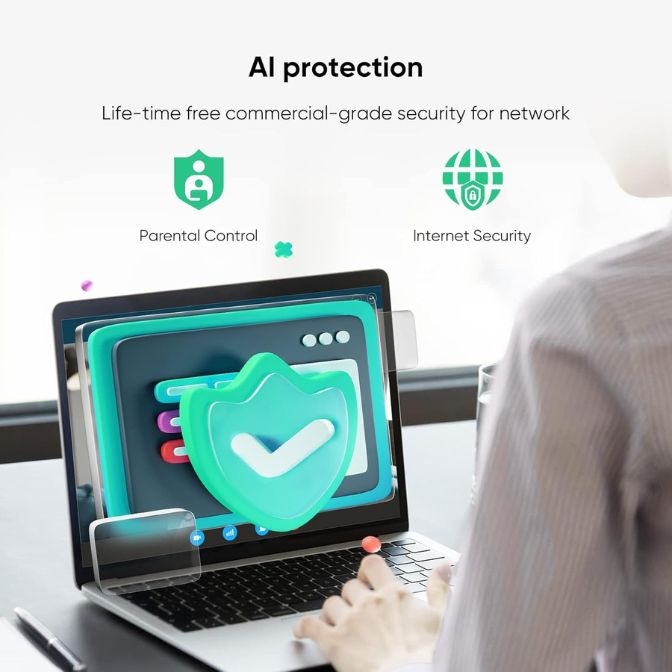 Dual-Band AX1800 WiFi 6 Mesh Wi-Fi System, Covers up to 6,000 sqft, 3-Pack 4