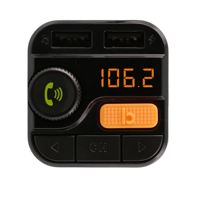 3.4Amp Bluetooth FM Transmitter & Car Charger 5