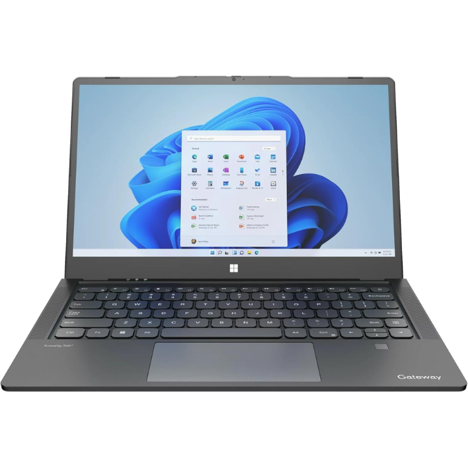 Gateway 14.1" Ultra Slim Notebook, FHD Touchscreen, Intel Core i5-1235U, 8GB RAM, 512GB SSD, Fingerprint Scanner, Tuned by THX Audio, 2MP Camera, HDMI, Windows 11, Black
