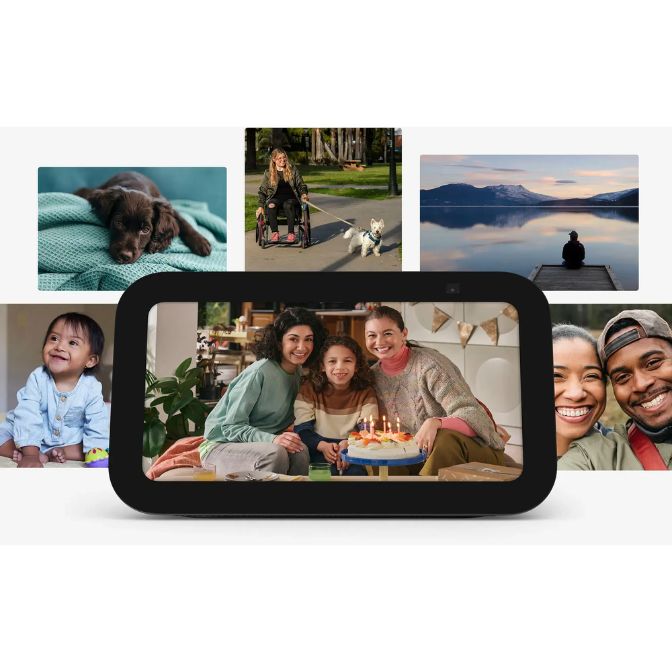 Glacier White Amazon - Echo Show 5 3rd Generation Smart display with Video Call 1
