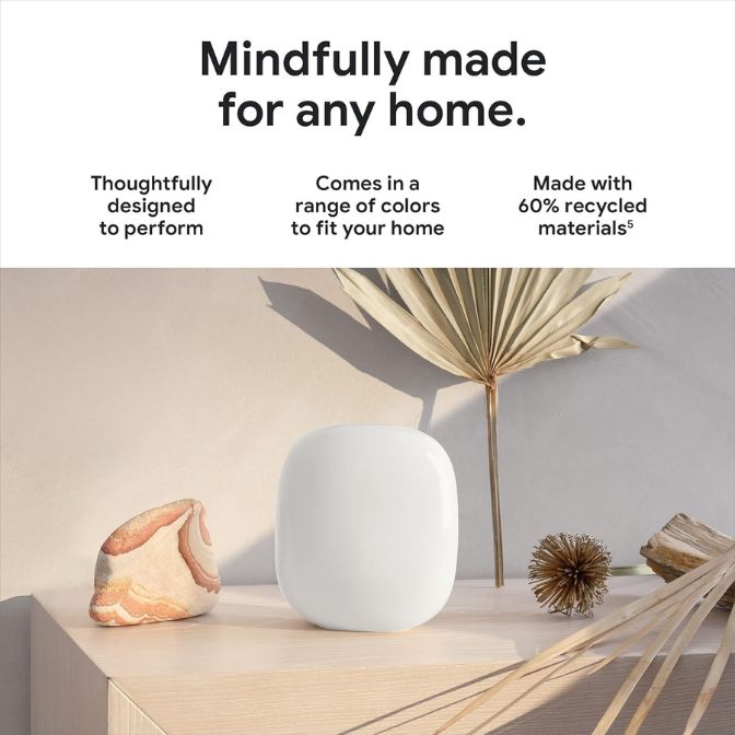 Google Nest WiFi Pro - Wi-Fi 6E - Reliable Home Wi-Fi System - Lemongrass 8
