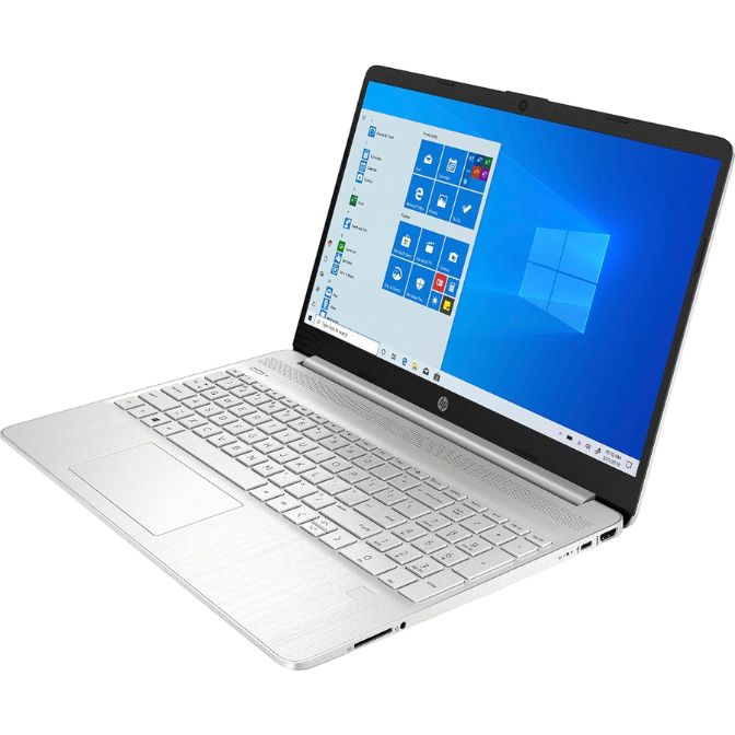 HP 15.6" Full HD (1920 x 1080) Laptop, Intel Core i5-1135G7, 8GB RAM, 256GB SSD, Windows 10 Home, Natural Silver 2