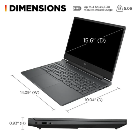 HP - Victus 15.6" 144Hz Full HD Gaming Laptop - Intel Core i5 - 8GB Memory - NVIDIA GeForce RTX 3050 - 512GB SSD - Mica Silver - With Wireless Mouse (Factory Renewed)