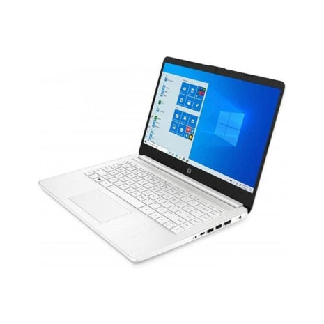 HP 14-inch laptop with Intel Celeron N4020, 4GB RAM, 64GB storage, HD micro-edge display, Windows 11 Home, Snowflake White 4