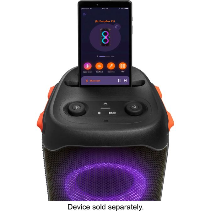 JBL PartyBox 110 Portable Party Speaker Black 4