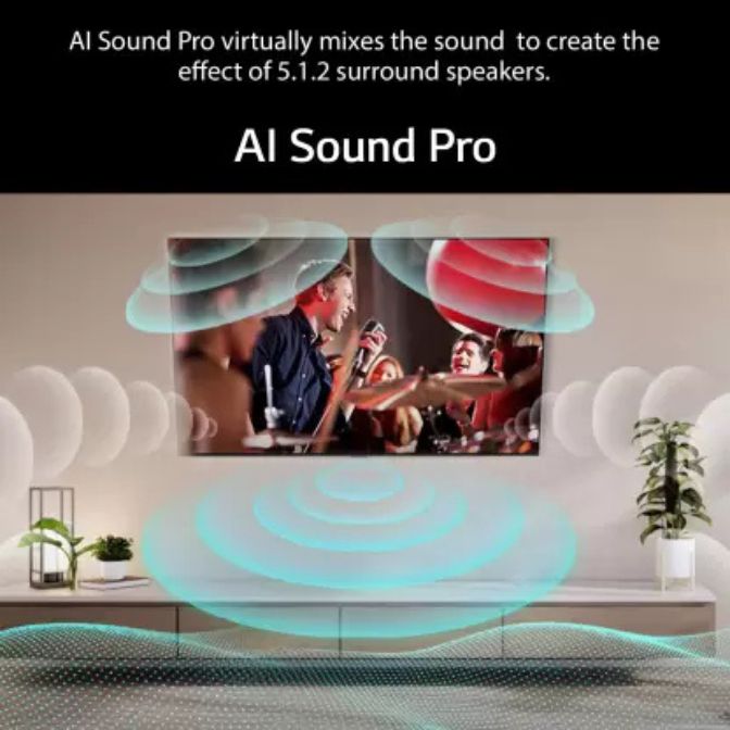 LG QNED-80 164 cm (65 inch) Ultra HD (4K) QNED Smart WebOS TV with Alpha7 AI Processor 4K Gen6, AI Picture Pro, ThinQ AI 6