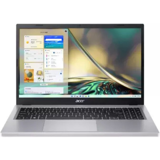 Acer Aspire 3 Laptop with AMD Ryzen 5 7520U, Pure Silver