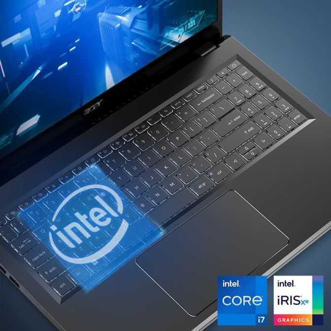 Acer Aspire 5 15 Slim Laptop with Intel Core i7-1355U, 512GB Gen 4 SSD 10