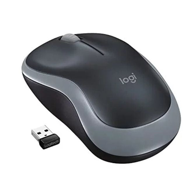 Logitech M185 Wireless Mouse Swift Gray
