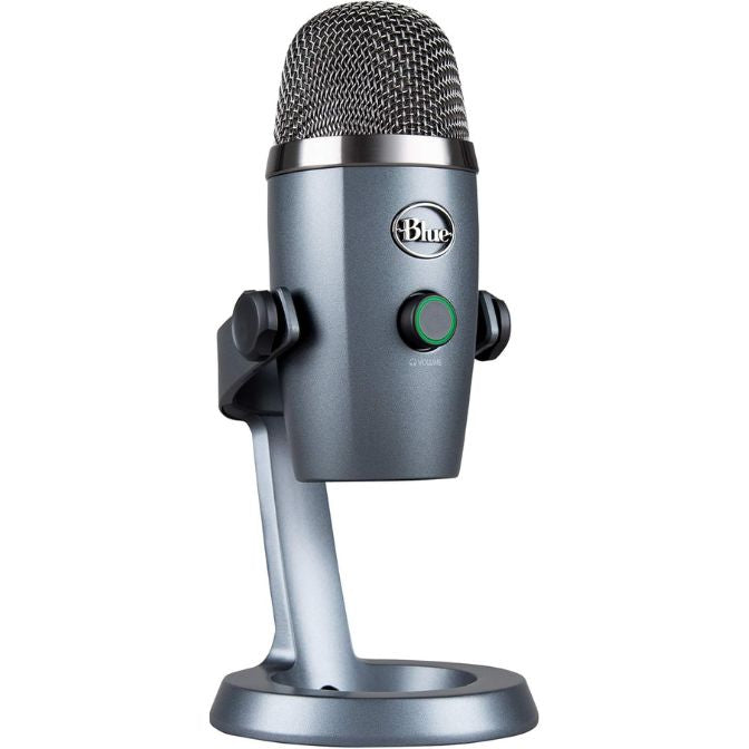 Logitech for Creators Blue Yeti Nano USB Microphone for Gaming, Streaming, Podcasting, Twitch, YouTube, Discord, Recording for PC and Mac, Plug & Play - Shadow Grey