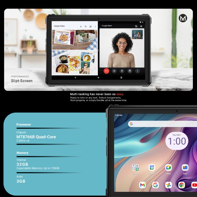 Maxwest ASTRO 10 Android LTE Tablet, 10.1 Curved HD Screen, 32GB Storage, Long-Lasting Battery, Expandable Memory 2
