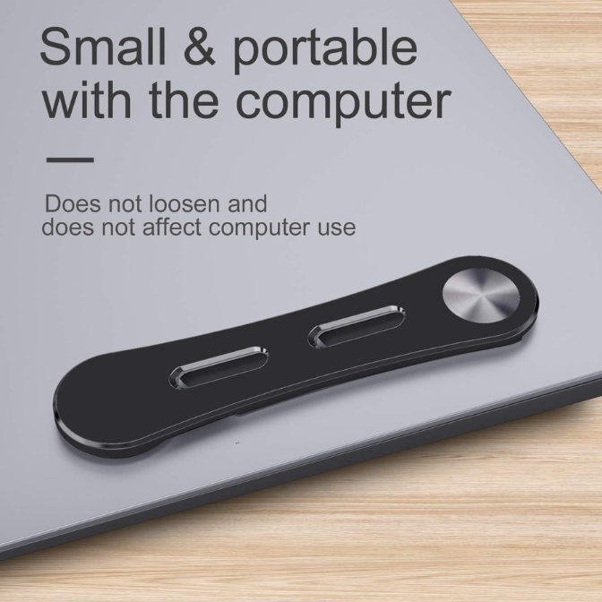 DK177 Magnetic Phone Holder, Laptop or Desktop Monitor Side Mount Phone Holder