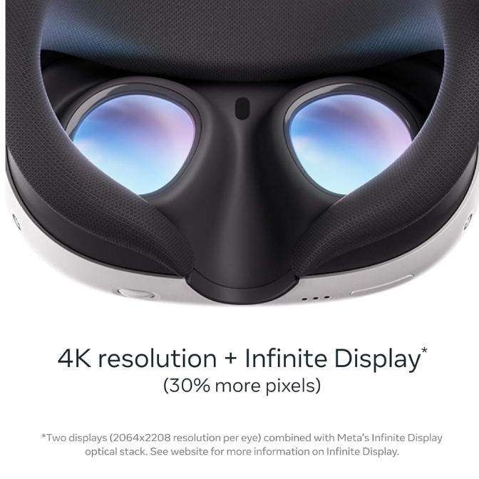 Meta Quest 3 512GB — Ultimate Mixed Reality Experiences — Get Batman: Arkham Shadow and a 3-Month Trial of Meta Quest+ Included 2