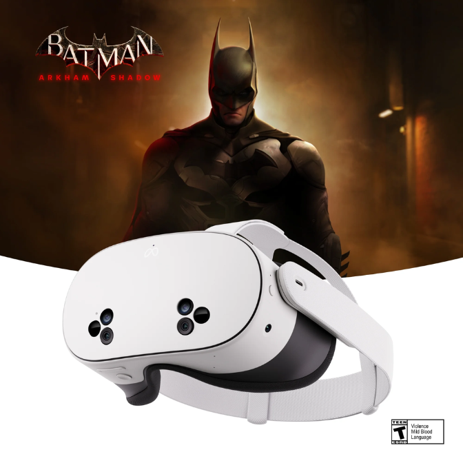 Meta Quest 3S 256GB — Get Batman: Arkham Shadow and a 3-Month Trial of Meta Quest+ Included — All-In-One Headset