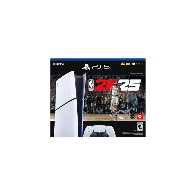 Sony - PlayStation 5 Slim Console Digital Edition – NBA 2K25 Bundle (Renewed)