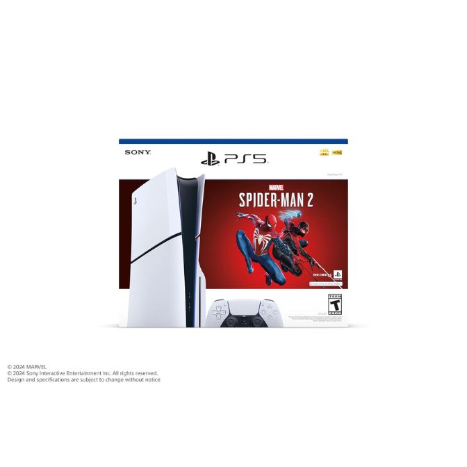 PlayStation 5 Console - Marvel's Spider-Man 2 Bundle (Slim)