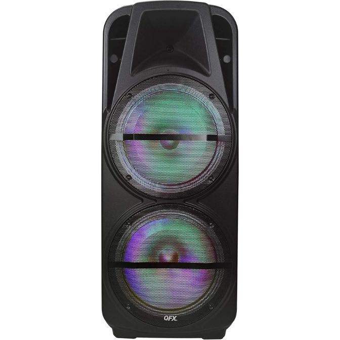 QFX PBX-621501 Bluetooth 2x15 Rechargeable Portable Party Sound System 1
