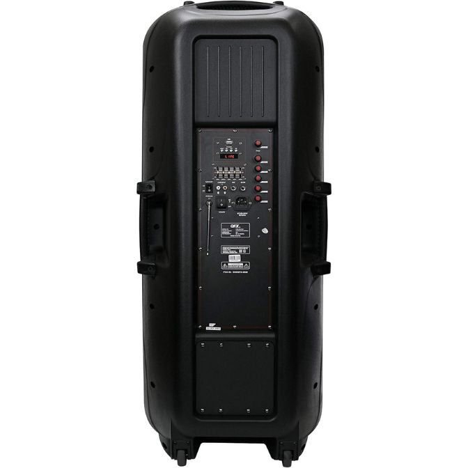 QFX PBX-621501 Bluetooth 2x15 Rechargeable Portable Party Sound System 2