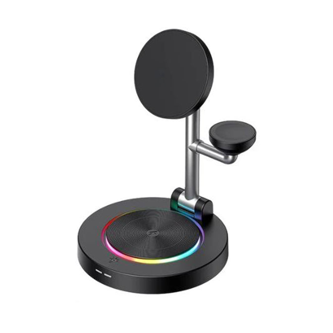 Qi2 Certified 3 IN 1 Wireless Charging Station with 33W Travel Charger 1