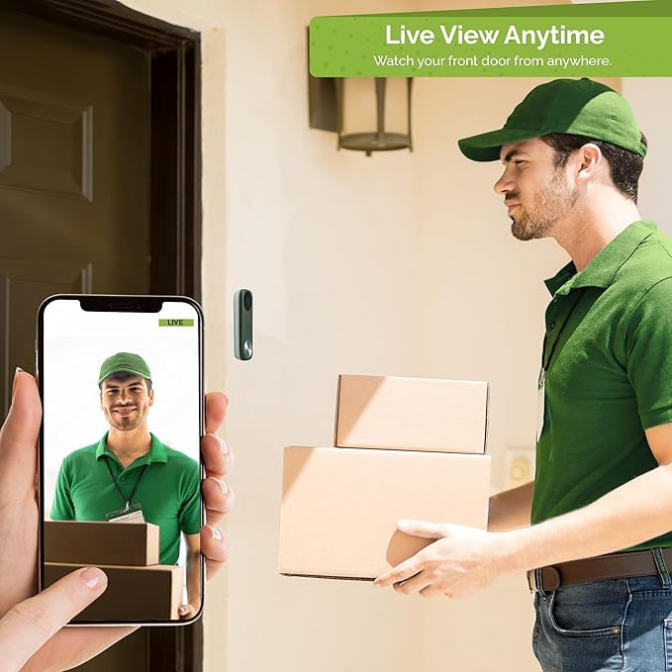 Remo+ Bell S Wi-Fi Video Doorbell Camera