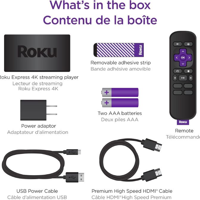 Roku Express 4K Streaming Media Player with Smooth Wireless Streaming 1