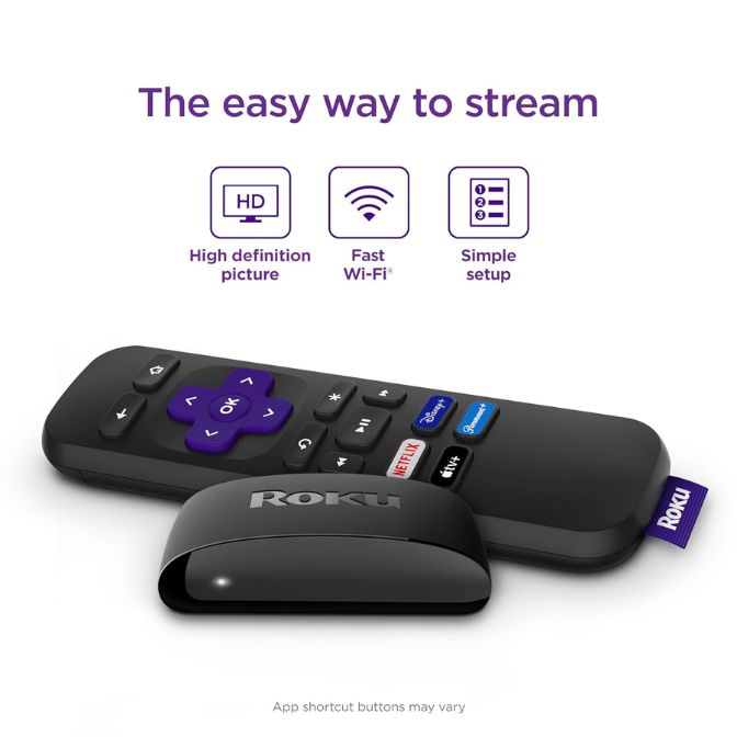 Roku Express HD Roku Streaming Device with Standard Remote 2