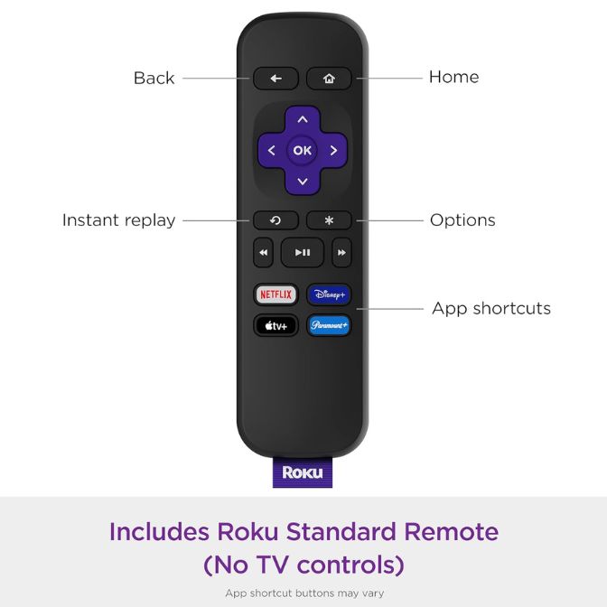 Roku Express HD Roku Streaming Device with Standard Remote 4
